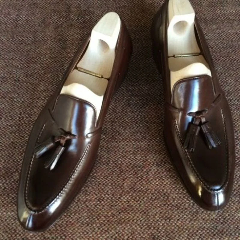 Fashionable Men's New Handmade Pu Leather Tassel Loafers Business Dress Banquet Shoes Comfortable All-match Shoes HL189
Fashionable Men's New Handmade Pu Leather Tassel Loafers Business Dress Banquet Shoes Comfortable All-match Shoes HL189
