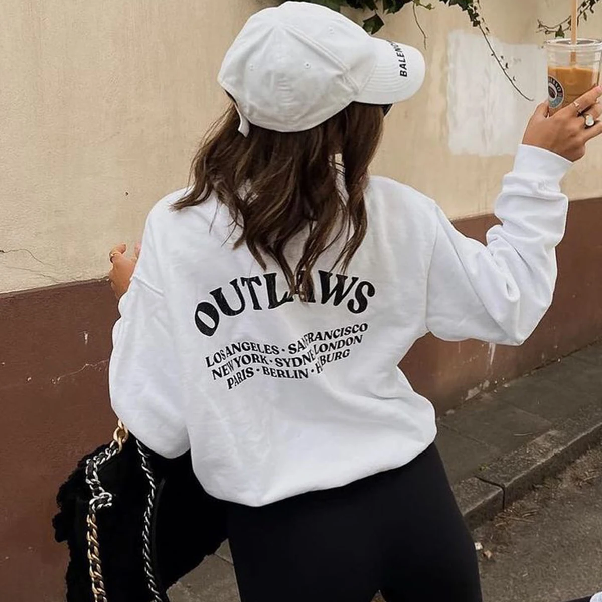 Letter Print Back Sweatshirt Women Autumn Casual White Oversized Street Pullovers 2022 Female Cotton Fashion Sweatshirts Tops
Letter Print Back Sweatshirt Women Autumn Casual White Oversized Street Pullovers 2022 Female Cotton Fashion Sweatshirts Tops