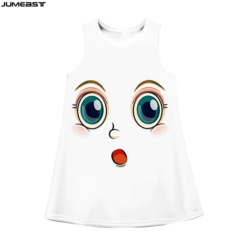 Jumeast Brand Women 3D Printed Dresses Lovely Cartoon Smiley Emoticon Summer Sleeveless Dress Suspender Nightdress
Jumeast Brand Women 3D Printed Dresses Lovely Cartoon Smiley Emoticon Summer Sleeveless Dress Suspender Nightdress