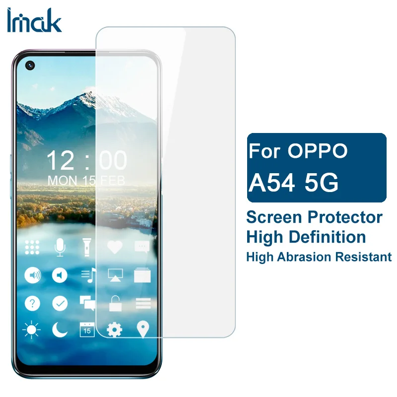 Imak прозрачная HD мягкая Взрывозащищенная защитная пленка для OPPO A54 5G защита экрана
Imak прозрачная HD мягкая Взрывозащищенная защитная пленка для OPPO A54 5G защита экрана