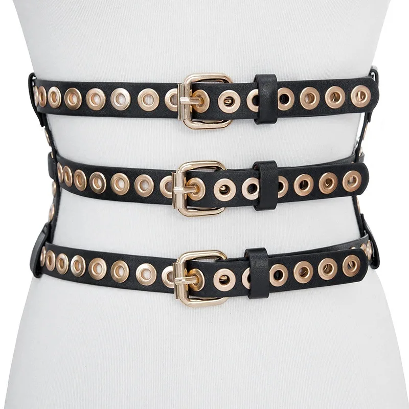 Fashion Women Wide Belt 2021 New Metal Buckle Women Elastic Waistband Leather Rivet Ultra Wide Belt
Fashion Women Wide Belt 2021 New Metal Buckle Women Elastic Waistband Leather Rivet Ultra Wide Belt