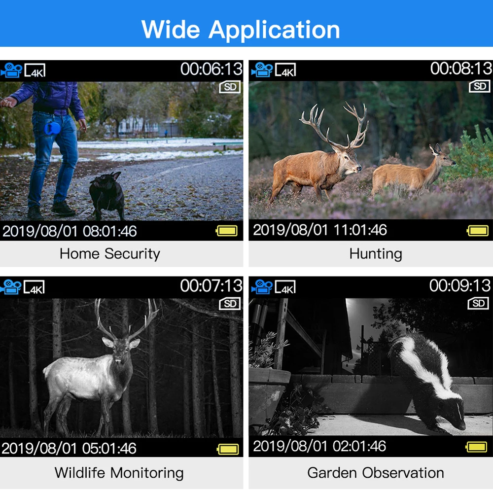 BOBLOV 20MP 1080P Hunting Camera 0.2s Trigger Wildlife Camera Scouting Security Hunting Trail Cameras IP66 4K Photo Trap Outdoor
BOBLOV 20MP 1080P Hunting Camera 0.2s Trigger Wildlife Camera Scouting Security Hunting Trail Cameras IP66 4K Photo Trap Outdoor