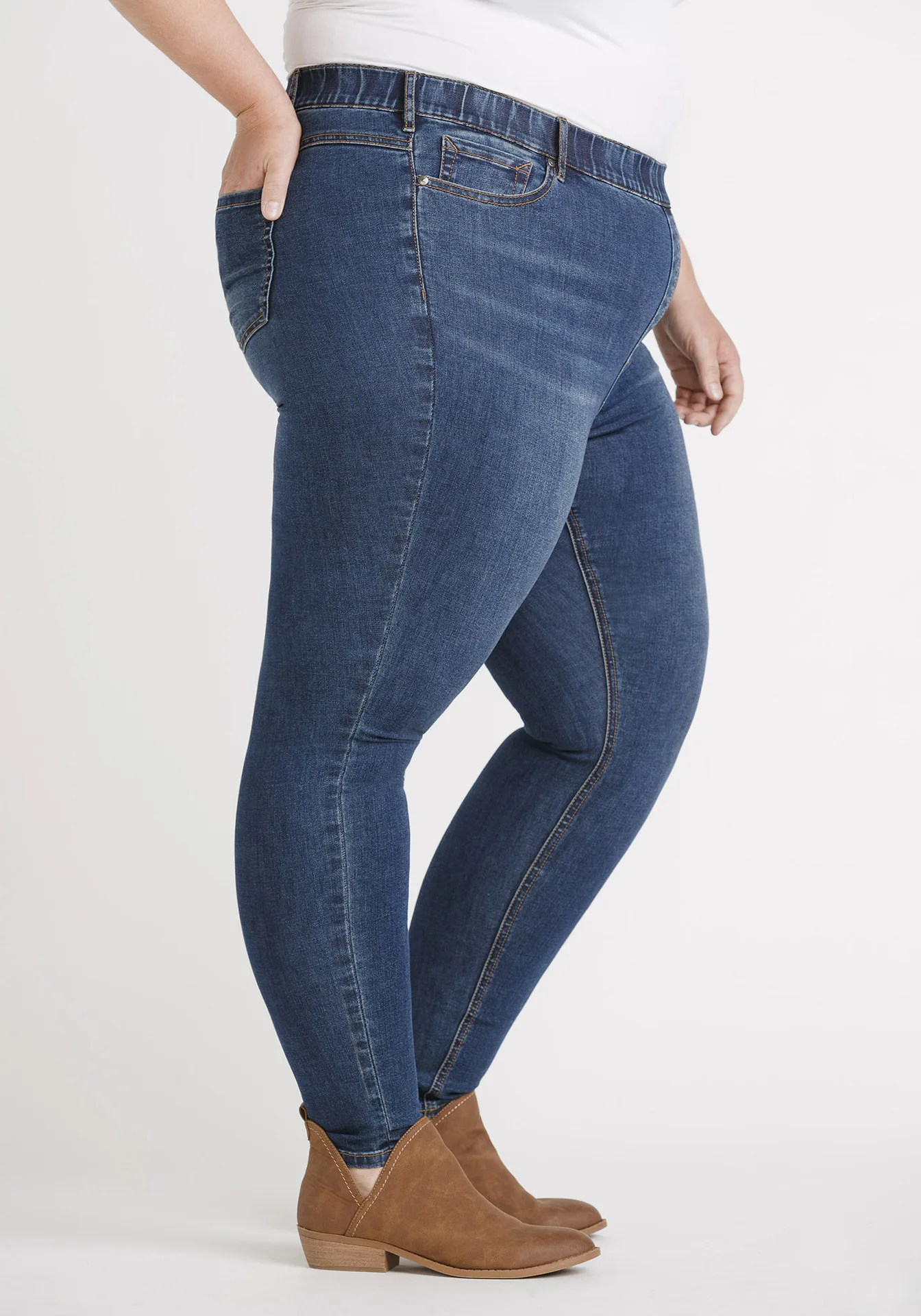 women plus size middle waist ankle-length jeans pants pencil trousers custom logo print on product and package from 1pc dropship
women plus size middle waist ankle-length jeans pants pencil trousers custom logo print on product and package from 1pc dropship