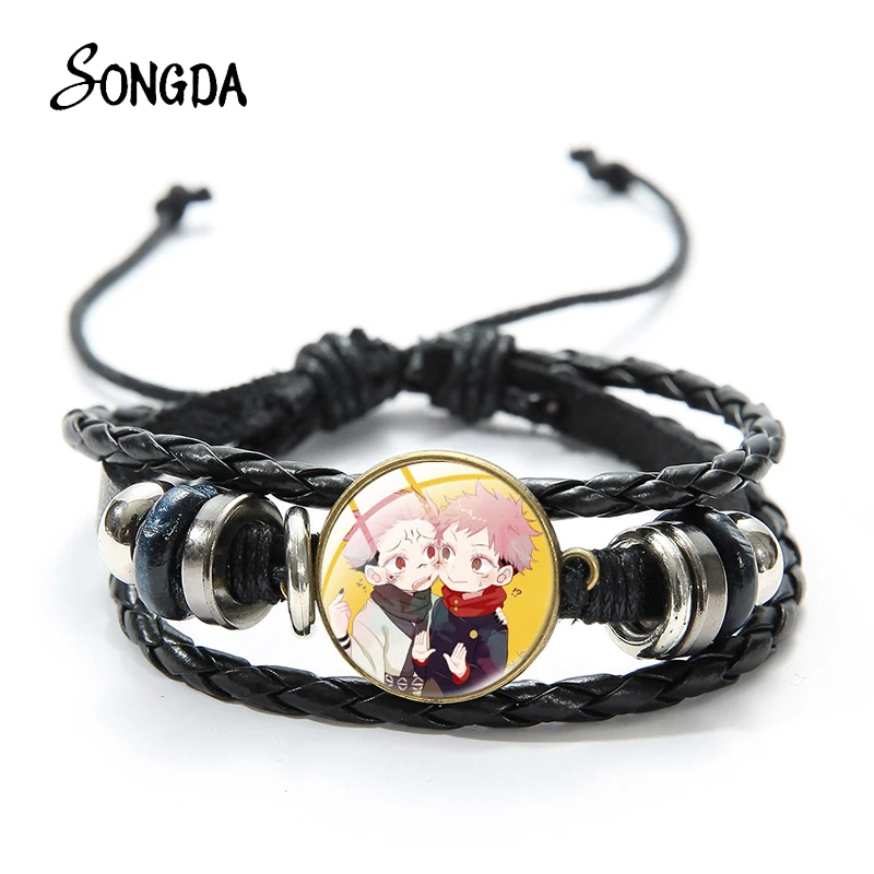 Anime Jujutsu Kaisen Bracelet Art Photo Fashion Decorative Glass Pendant Wrap Leather Wristband For Women Men Jewelry Gift
Anime Jujutsu Kaisen Bracelet Art Photo Fashion Decorative Glass Pendant Wrap Leather Wristband For Women Men Jewelry Gift