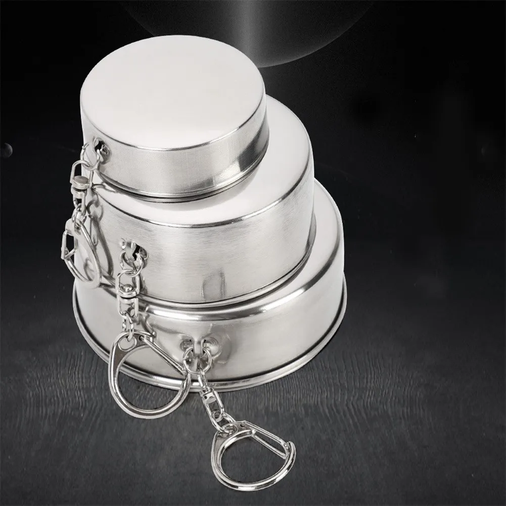 75ml/150ml/250ml Stainless Steel Folding Cup Folding Mug Coffee Cups Foldable Outdoor Travel Portable Water Coffee Mug
75ml/150ml/250ml Stainless Steel Folding Cup Folding Mug Coffee Cups Foldable Outdoor Travel Portable Water Coffee Mug