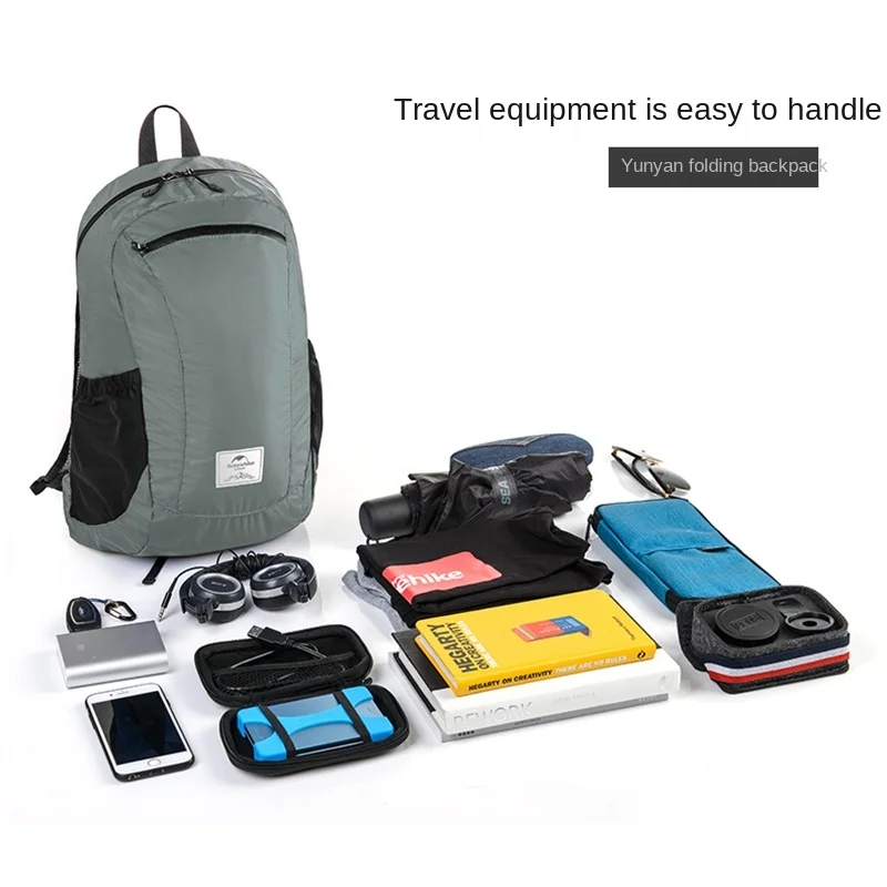 Складной рюкзак, легкий Водонепроницаемый рюкзак унисекс, уличная сумка для альпинизма, карманная дорожная сумка
Складной рюкзак, легкий Водонепроницаемый рюкзак унисекс, уличная сумка для альпинизма, карманная дорожная сумка