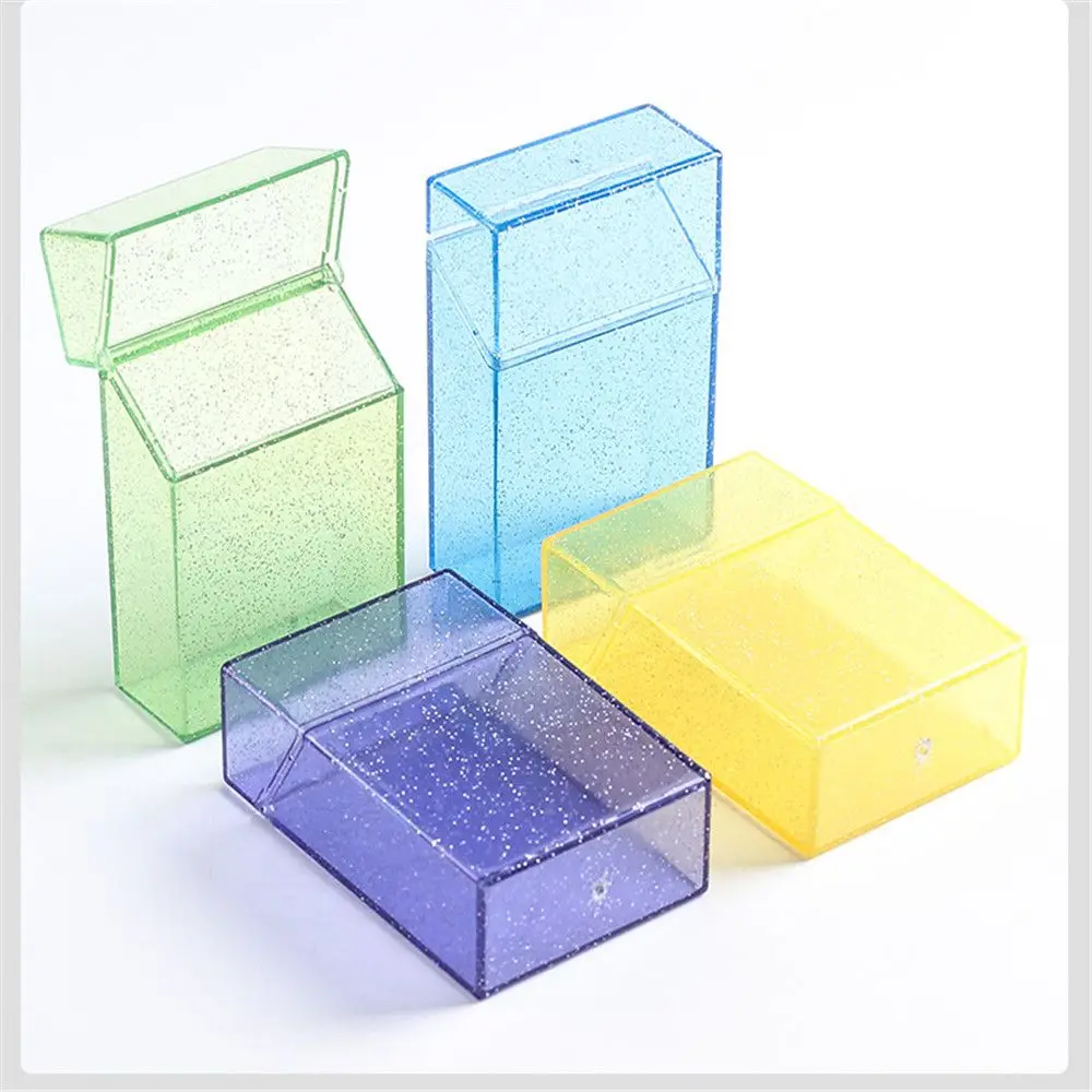 1PC Plastic Cigarette Box Case Holder Cover Shining Transparent Cigarettes Tobacco Box Portable Cigarette Holder Container
1PC Plastic Cigarette Box Case Holder Cover Shining Transparent Cigarettes Tobacco Box Portable Cigarette Holder Container