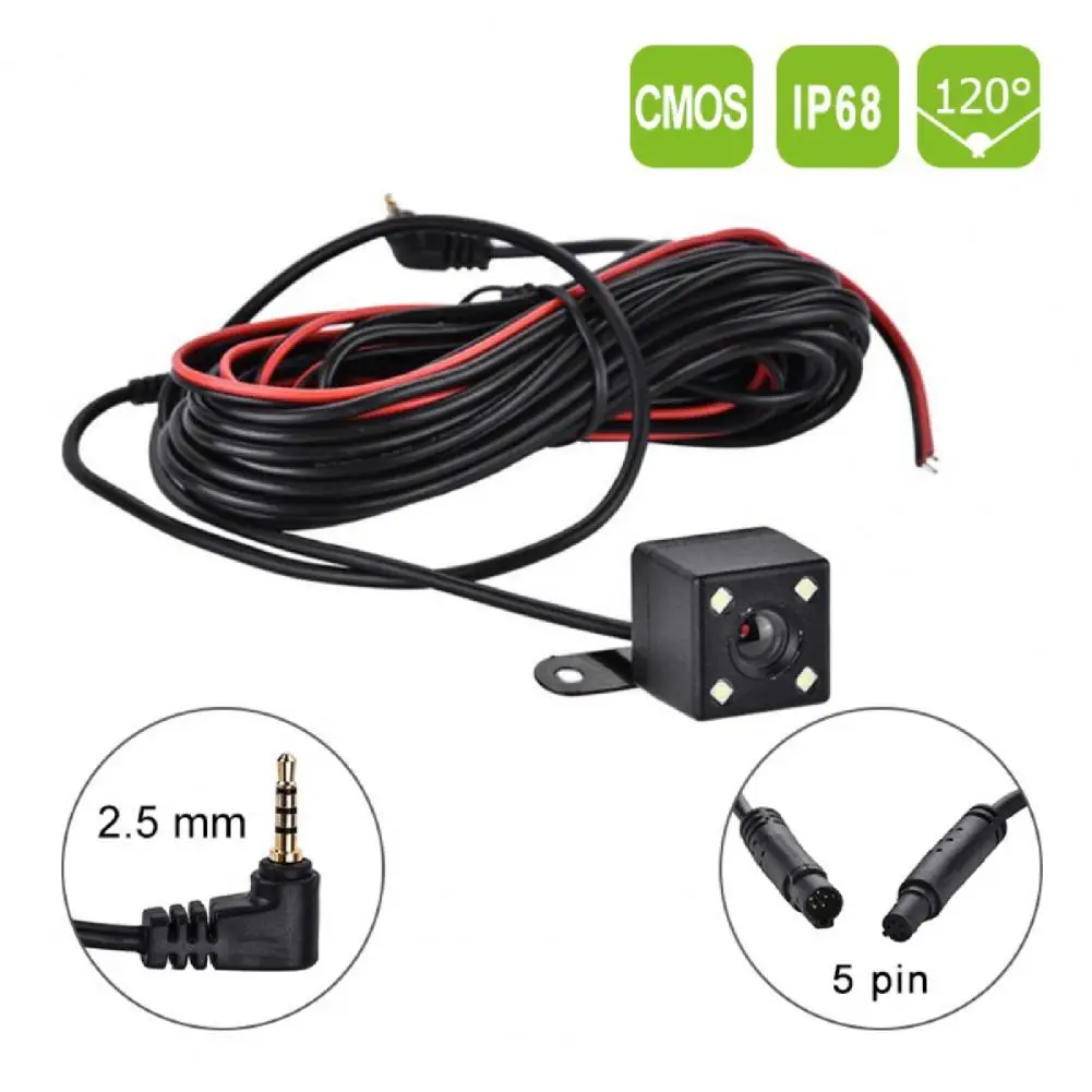 M1 Rear View Camera 5 Pin HD-compatible IP67 Waterproof 120 Degrees Angle Reverse Camera for Car
M1 Rear View Camera 5 Pin HD-compatible IP67 Waterproof 120 Degrees Angle Reverse Camera for Car