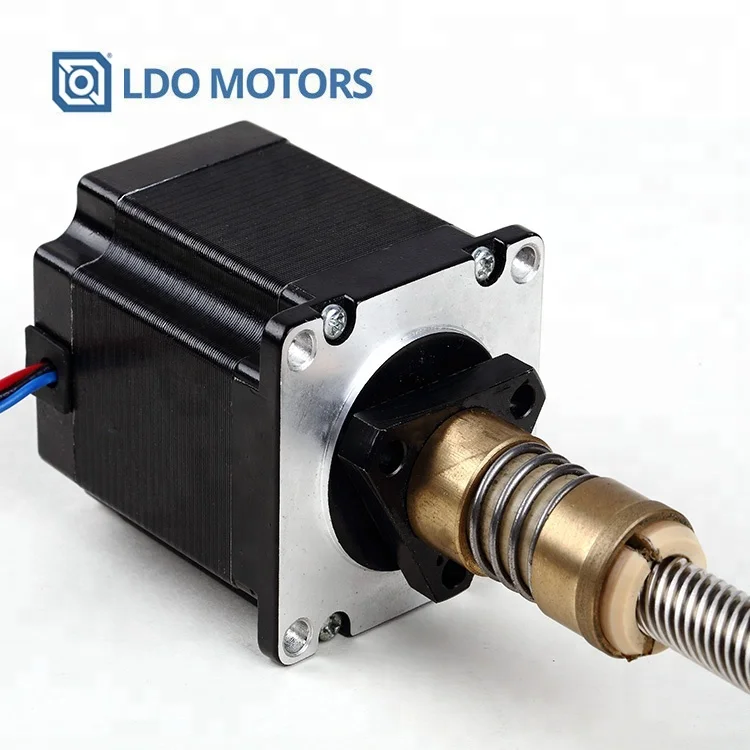 China Manufacture Tr8x8 300mm length Leadscrew Nema 23 hybrid Non-captive linear actuators Stepper motor for Robotic Machine
China Manufacture Tr8x8 300mm length Leadscrew Nema 23 hybrid Non-captive linear actuators Stepper motor for Robotic Machine