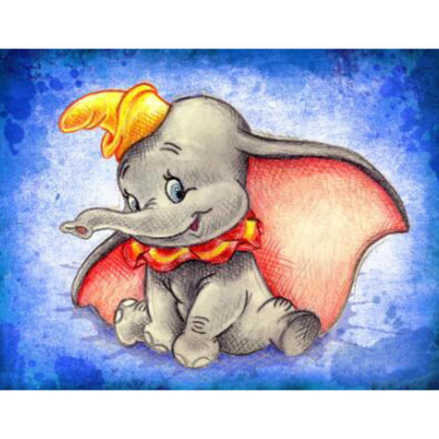 Diamond Painting 5D Diy Dumbo Painting Square Diamond Mosaic Cross Stitch Kits Needlework Diamond Embroidery Cartoon Elephant
Diamond Painting 5D Diy Dumbo Painting Square Diamond Mosaic Cross Stitch Kits Needlework Diamond Embroidery Cartoon Elephant