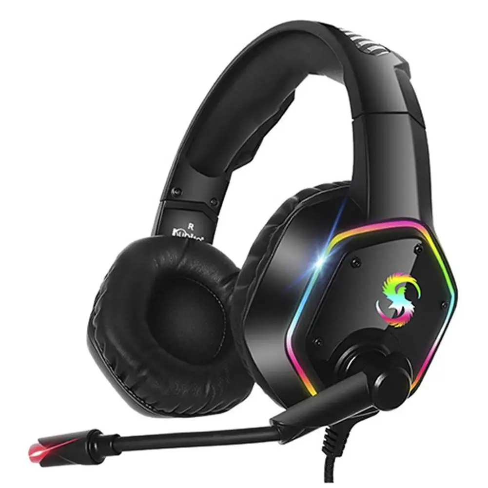 Noise Reduction Gaming Headset Over-Ear Adjustable Wired Game Headphone with Microphone for PC Mollie Cell Phone PS4 Tablet
Noise Reduction Gaming Headset Over-Ear Adjustable Wired Game Headphone with Microphone for PC Mollie Cell Phone PS4 Tablet