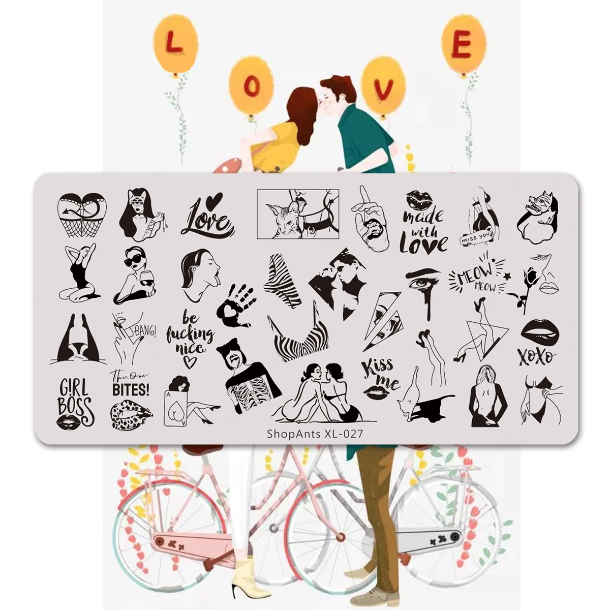 SHOPANTS Nail Art Stamp Stamping Image Plate Summer Multi Pattern 6*12cm Stainless Steel Nail Template Manicure Stencil Tools
SHOPANTS Nail Art Stamp Stamping Image Plate Summer Multi Pattern 6*12cm Stainless Steel Nail Template Manicure Stencil Tools