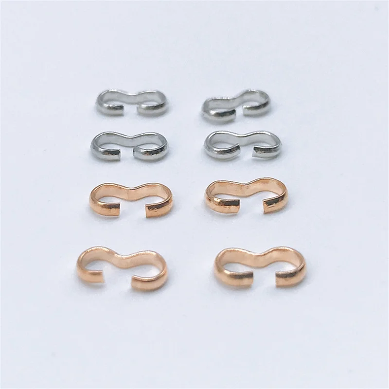 50pcs 11*5mm Number "3" Ends Fastener Connectors Links Brass Rope Connect Clasps Closed Rings Supplies For DIY Jewelry Finding
50pcs 11*5mm Number "3" Ends Fastener Connectors Links Brass Rope Connect Clasps Closed Rings Supplies For DIY Jewelry Finding