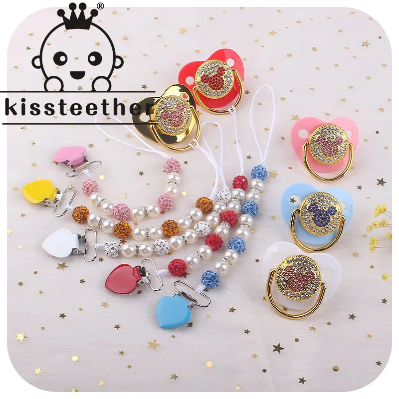 Kissteether 1set Baby Pacifier Clips Handmade Crystal Love Heart Pacifier Chain Holder Baby Shower Teether Teething Chain Gifts
Kissteether 1set Baby Pacifier Clips Handmade Crystal Love Heart Pacifier Chain Holder Baby Shower Teether Teething Chain Gifts