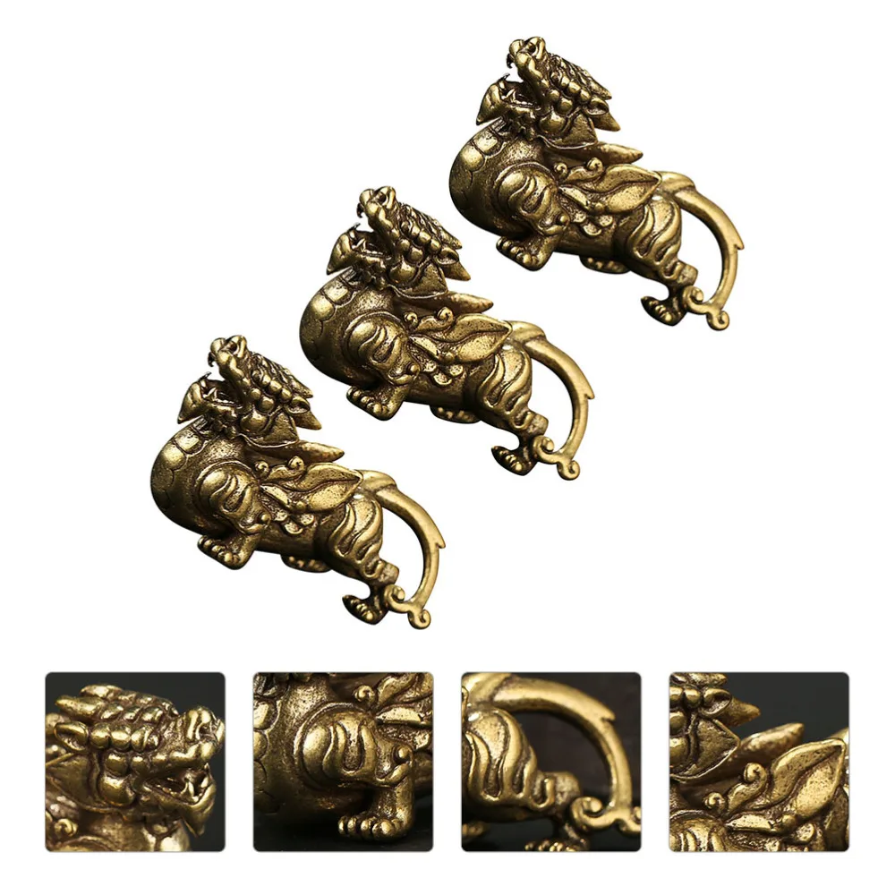 3PCS Pi Xiu Ornament Premium Special Brass Pi Xiu Home Office Decor Brass Pi Xiu 
3PCS Pi Xiu Ornament Premium Special Brass Pi Xiu Home Office Decor Brass Pi Xiu