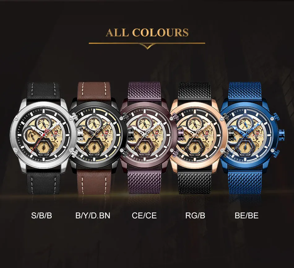 New NAVIFORCE Watch Men Top Luxury Brand Fashion Quartz Men Watch Full Steel Waterproof Creative Dial Watches Relogio Masculino
New NAVIFORCE Watch Men Top Luxury Brand Fashion Quartz Men Watch Full Steel Waterproof Creative Dial Watches Relogio Masculino