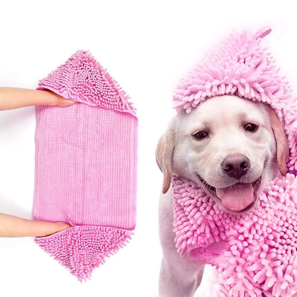 Ultra Absorbent Super Shammy Towel Quick Dry Soft Microfiber Chenille Material Pet Bath Towels for Large, Medium, Small Dogs Cat
Ultra Absorbent Super Shammy Towel Quick Dry Soft Microfiber Chenille Material Pet Bath Towels for Large, Medium, Small Dogs Cat