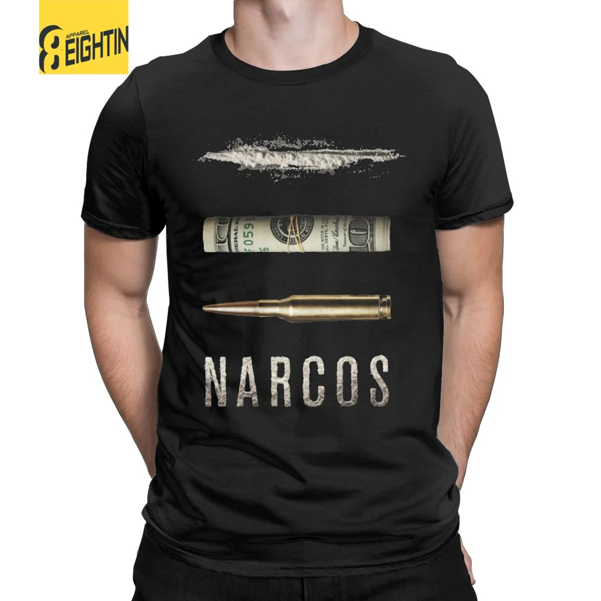 Narcos Escobar Pablo Narcos T Shirt for Men Pure Cotton Novelty T-Shirts Crew Neck Tees Short Sleeve Clothes Plus Size
Narcos Escobar Pablo Narcos T Shirt for Men Pure Cotton Novelty T-Shirts Crew Neck Tees Short Sleeve Clothes Plus Size