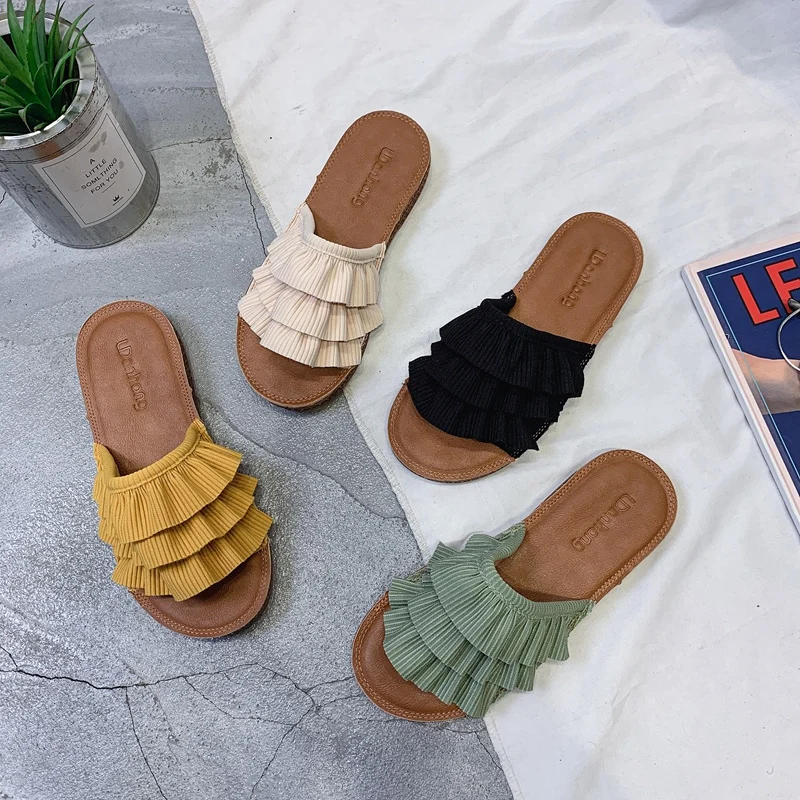 Beach Shoes Slippers Flat Slipers Women Butterfly-Knot Low Luxury Slides Sabot 2021 Designer Rubber PU Basic Fabric Floral Scand 
Beach Shoes Slippers Flat Slipers Women Butterfly-Knot Low Luxury Slides Sabot 2021 Designer Rubber PU Basic Fabric Floral Scand