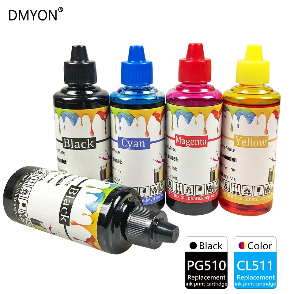 Чернила для принтера DMYON PG510 CL511 сменные чернила Canon MP240 MP250 MP260 MP280 MP480 MP490 IP2700