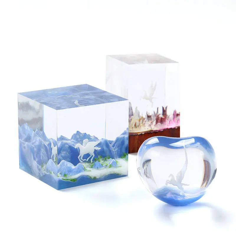 3D Flying Horse Epoxy Resin Mold DIY Charms Handmade Crystal Mini Pegasus Animal Stuff Jewelry Fillings Pendant Accessory Craft
3D Flying Horse Epoxy Resin Mold DIY Charms Handmade Crystal Mini Pegasus Animal Stuff Jewelry Fillings Pendant Accessory Craft