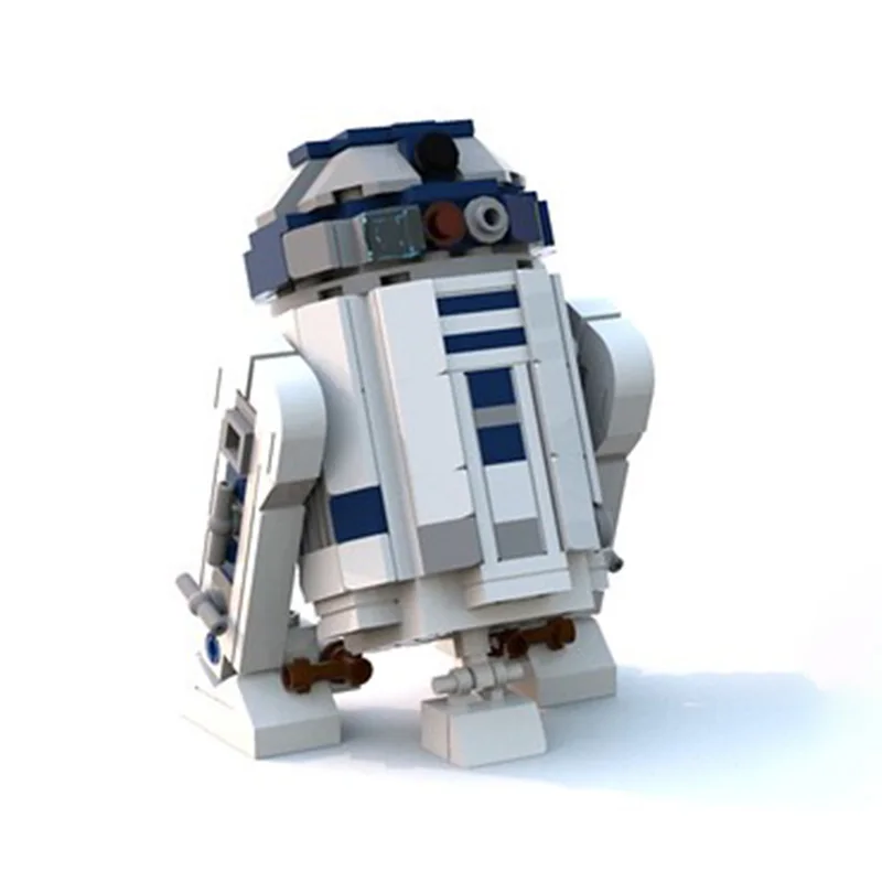 Buildmoc кинозвезда войны пространство в R2-D2 Робот Модель блоки мини-кирпичи игрушки