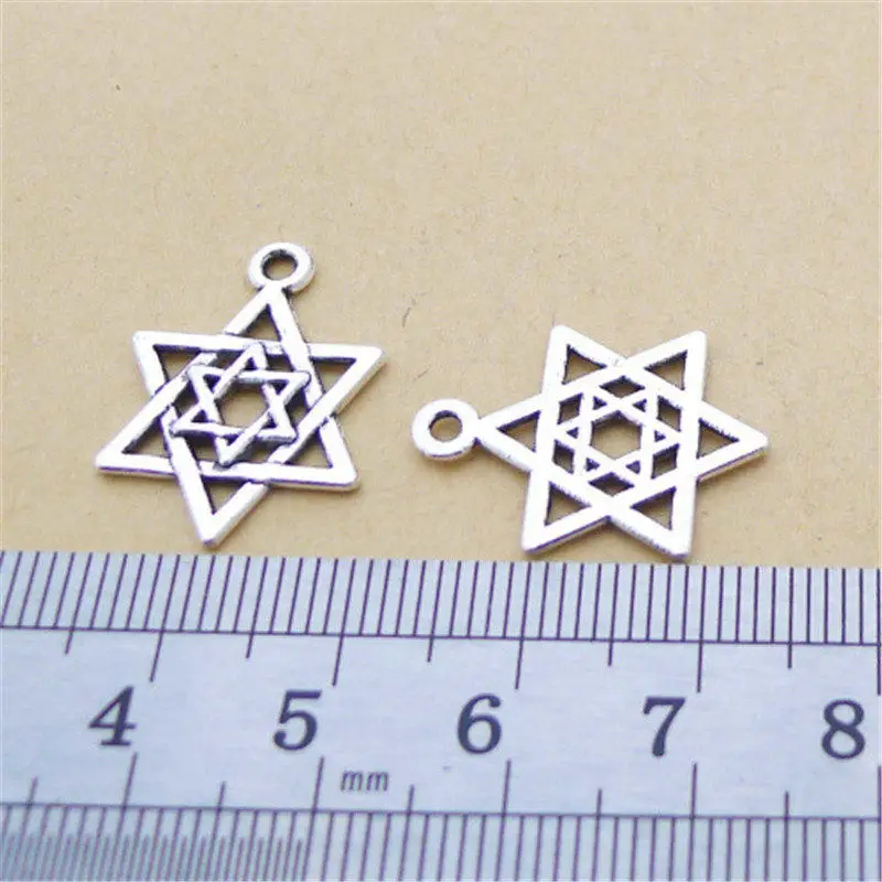 Star of David,sixpointed Star Charm Pendants Jewelry Making Finding DIY Bracelet Necklace Earring Accessories Handmade 5pcs
Star of David,sixpointed Star Charm Pendants Jewelry Making Finding DIY Bracelet Necklace Earring Accessories Handmade 5pcs