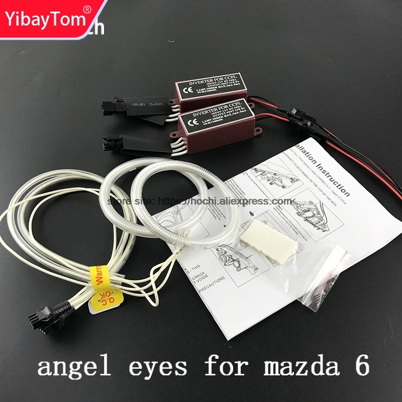 YibayTom WHITE 6000K CCFL Headlight Halo Angel Demon Eyes Kit Angel Eyes Light For Mazda 6 2007 2008 2009 2010 2011 2012
YibayTom WHITE 6000K CCFL Headlight Halo Angel Demon Eyes Kit Angel Eyes Light For Mazda 6 2007 2008 2009 2010 2011 2012