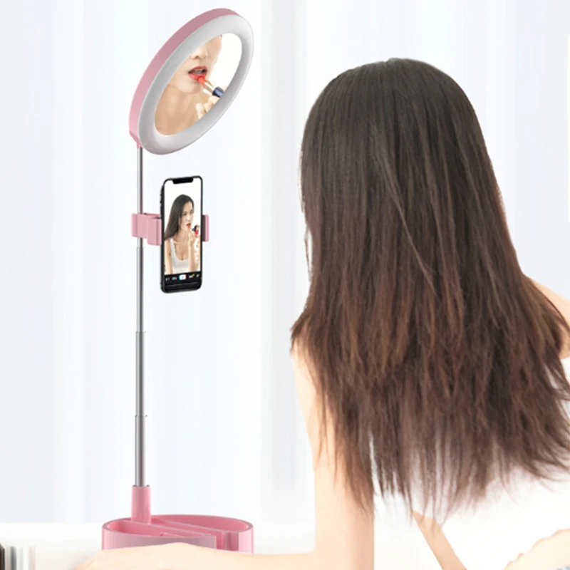 Adjustable Ring Light Desktop Live Phone Holder Photo Video Dimmable Camera Phone Lamp LED Beauty Luminous Ring Fill Light Video
Adjustable Ring Light Desktop Live Phone Holder Photo Video Dimmable Camera Phone Lamp LED Beauty Luminous Ring Fill Light Video