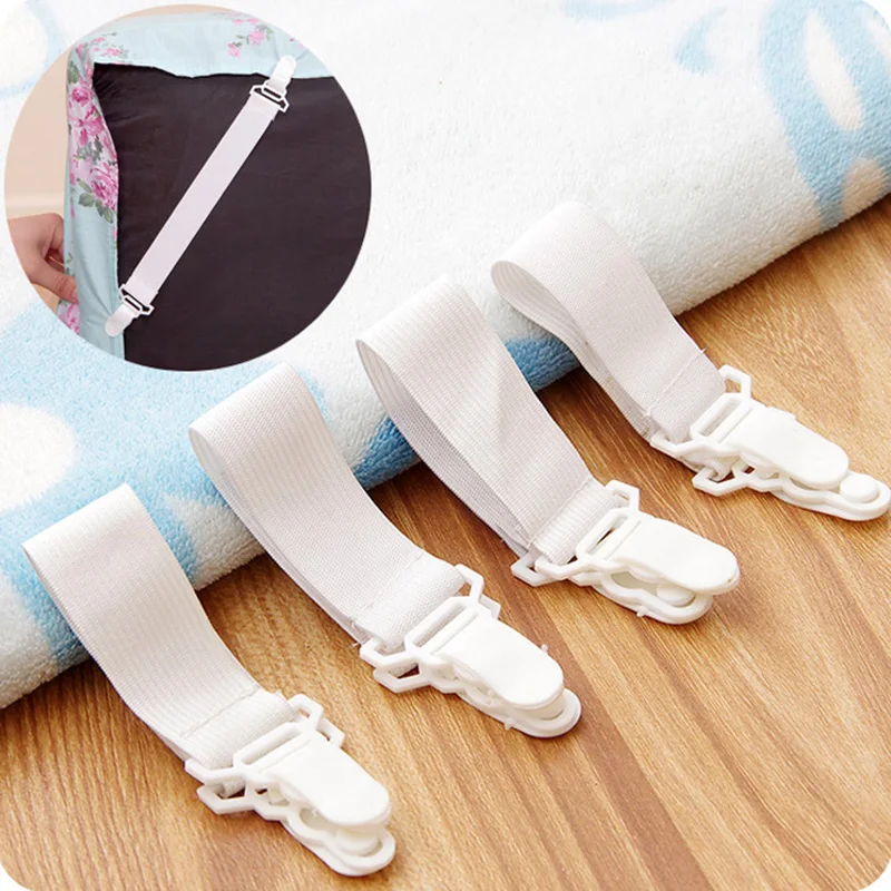 4Pcs/lot Bed Sheet Grippers Nonslip Blanket Mattress Cover Sofa Bed Fasteners Elastic Clip Holders
4Pcs/lot Bed Sheet Grippers Nonslip Blanket Mattress Cover Sofa Bed Fasteners Elastic Clip Holders