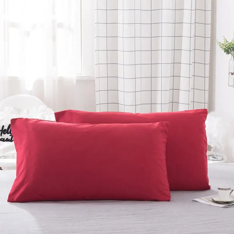 2pcs/pair Solid Color Green Blue Black Grey Pillow Case Simple Pillowcase Decorative Pillow Cover Bedding for Hotel Wedding
2pcs/pair Solid Color Green Blue Black Grey Pillow Case Simple Pillowcase Decorative Pillow Cover Bedding for Hotel Wedding