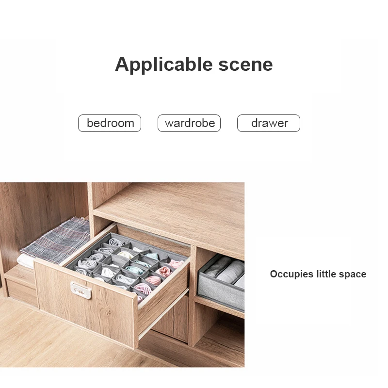 4pcs Foldable Underwear Drawer Organizers Dividers Closet Dresser Clothes Storage Organizer Box For Bras Scarves Ties Socks Boxe
4pcs Foldable Underwear Drawer Organizers Dividers Closet Dresser Clothes Storage Organizer Box For Bras Scarves Ties Socks Boxe