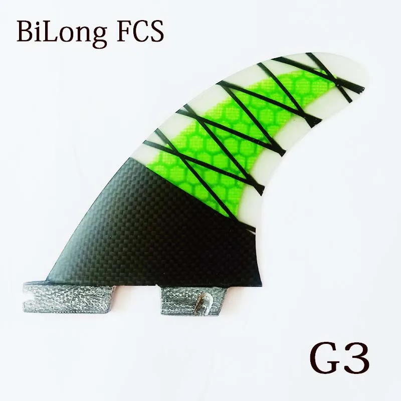 BiLong FCS II G3 3-ласты ласты для серфинга двигателя выпрямитель плавники FCS2-Blue | Спорт и