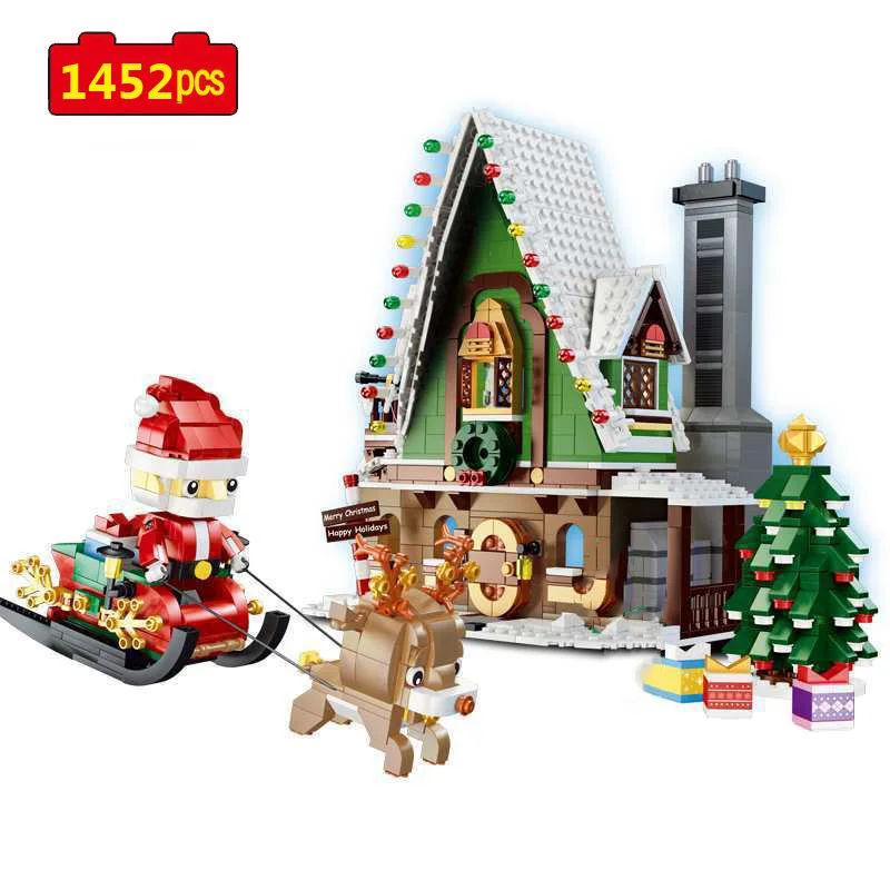 2021 City Creative Series Winter village christmas Sleigh carriage cabin elk Building Blocks Bricks Toys Gifts
2021 City Creative Series Winter village christmas Sleigh carriage cabin elk Building Blocks Bricks Toys Gifts