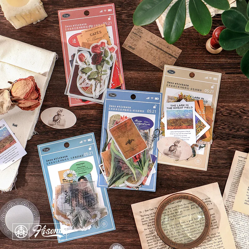 40P Artist Letter Plant Flower Stationery Sticker Scrapbooking Creative PET DIY DIary Journal Decorative Adhesive Seal Supplies
40P Artist Letter Plant Flower Stationery Sticker Scrapbooking Creative PET DIY DIary Journal Decorative Adhesive Seal Supplies