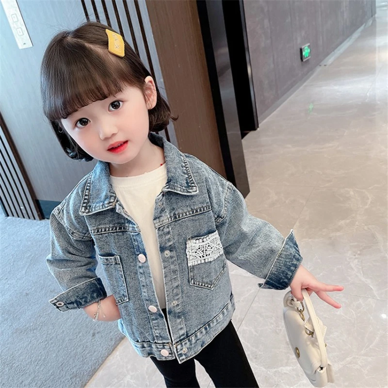 Splicing Lace Jean Spring Autumn Coat Girls Kids Outerwear Teenage Top Children Clothes Costume Evening Party High Quality
Splicing Lace Jean Spring Autumn Coat Girls Kids Outerwear Teenage Top Children Clothes Costume Evening Party High Quality