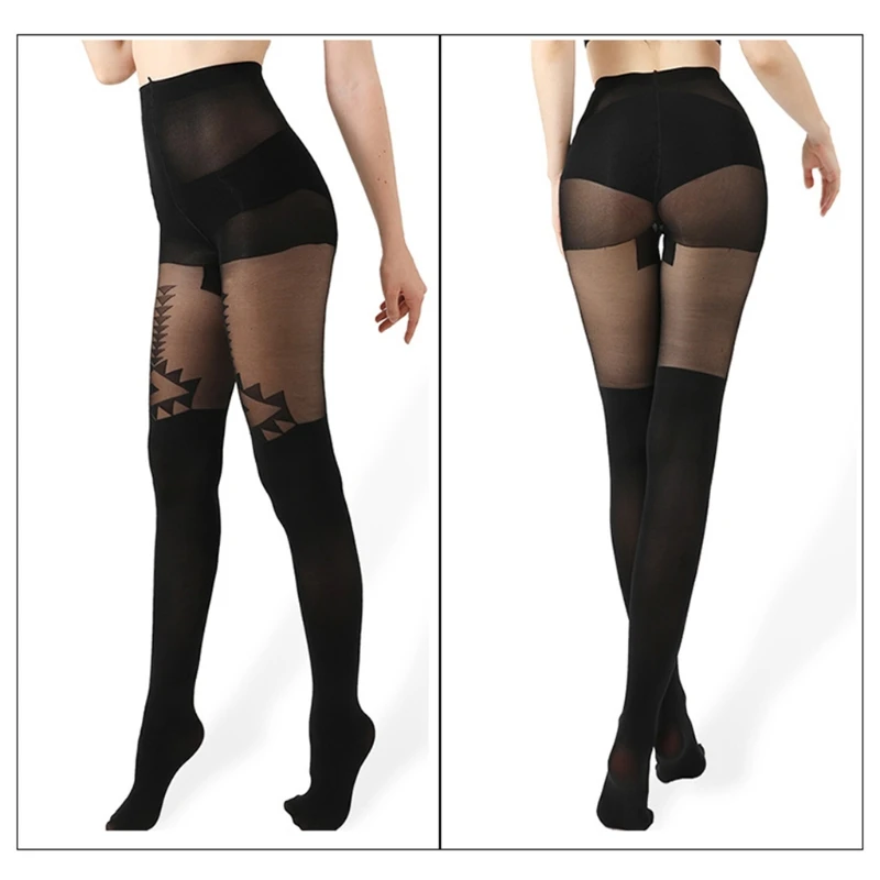 Women High Waist 280D Thick Silky Stockings Control Top Jacquard Pattern Tights Sexy Fake Stockings Tattoo Leggings
Women High Waist 280D Thick Silky Stockings Control Top Jacquard Pattern Tights Sexy Fake Stockings Tattoo Leggings