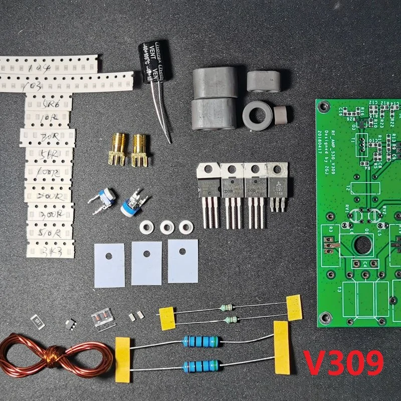 (Запчасти) 45 Вт короткий волновой линейный высокочастотный усилитель мощности 3-28 МГц, радиостанция, беспроводная передача мощности 
(Запчасти) 45 Вт короткий волновой линейный высокочастотный усилитель мощности 3-28 МГц, радиостанция, беспроводная передача мощности