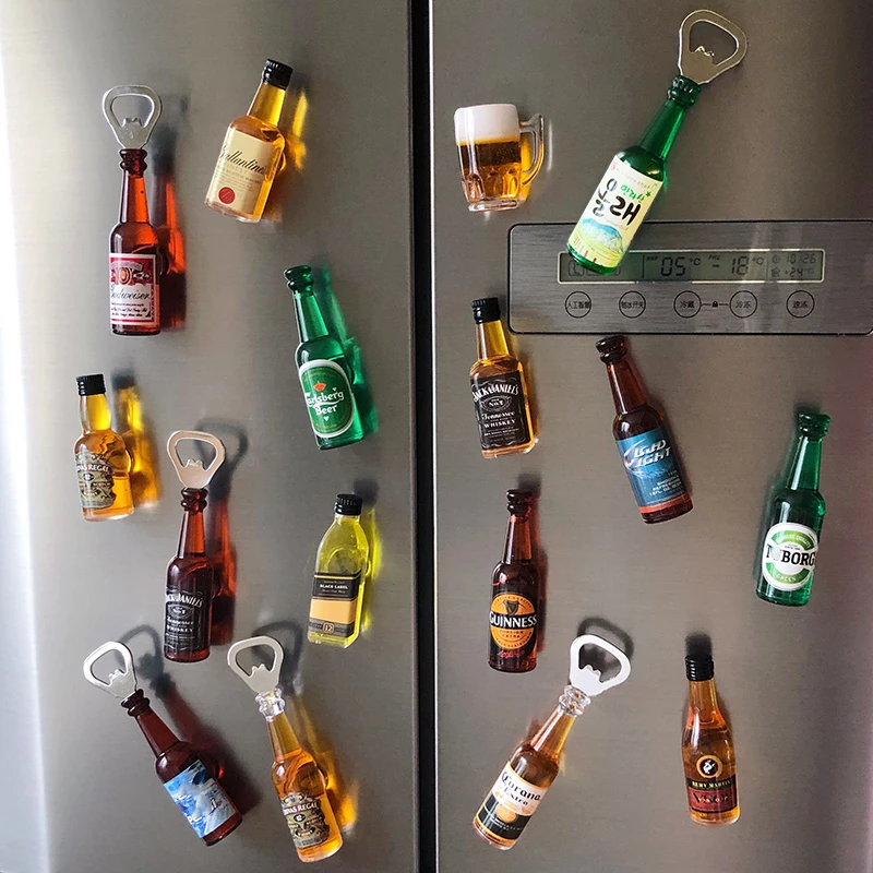 New Cute Mini Beer Bottle Opener Refrigerator Magnet Simulation Bar Bottle Opener Creative Decoration Screwdriver Magnet Magnet
New Cute Mini Beer Bottle Opener Refrigerator Magnet Simulation Bar Bottle Opener Creative Decoration Screwdriver Magnet Magnet