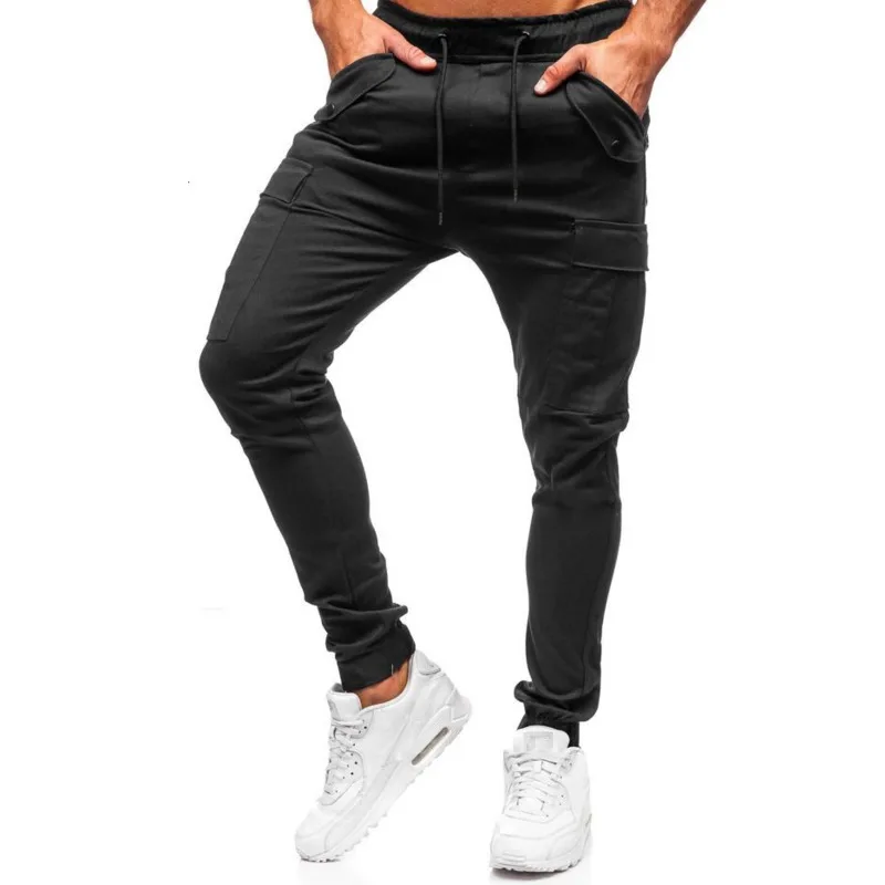 Fashion Men Sweatpants Joggers Trousers European Size Autumn Winter Men's Solid Color Flip Pocket Casual Sports Pants Tracksuit
Fashion Men Sweatpants Joggers Trousers European Size Autumn Winter Men's Solid Color Flip Pocket Casual Sports Pants Tracksuit