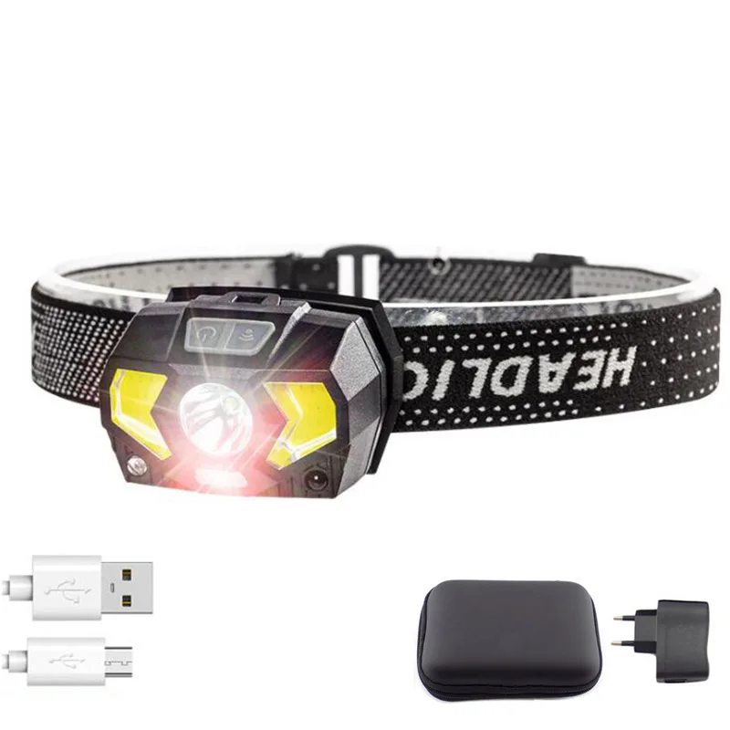 powerful USB Headlamp smart Head Light torches lamp IR Sensor Rechargeable Mini Headlight Bright Lantern Flashlight For Camping
powerful USB Headlamp smart Head Light torches lamp IR Sensor Rechargeable Mini Headlight Bright Lantern Flashlight For Camping