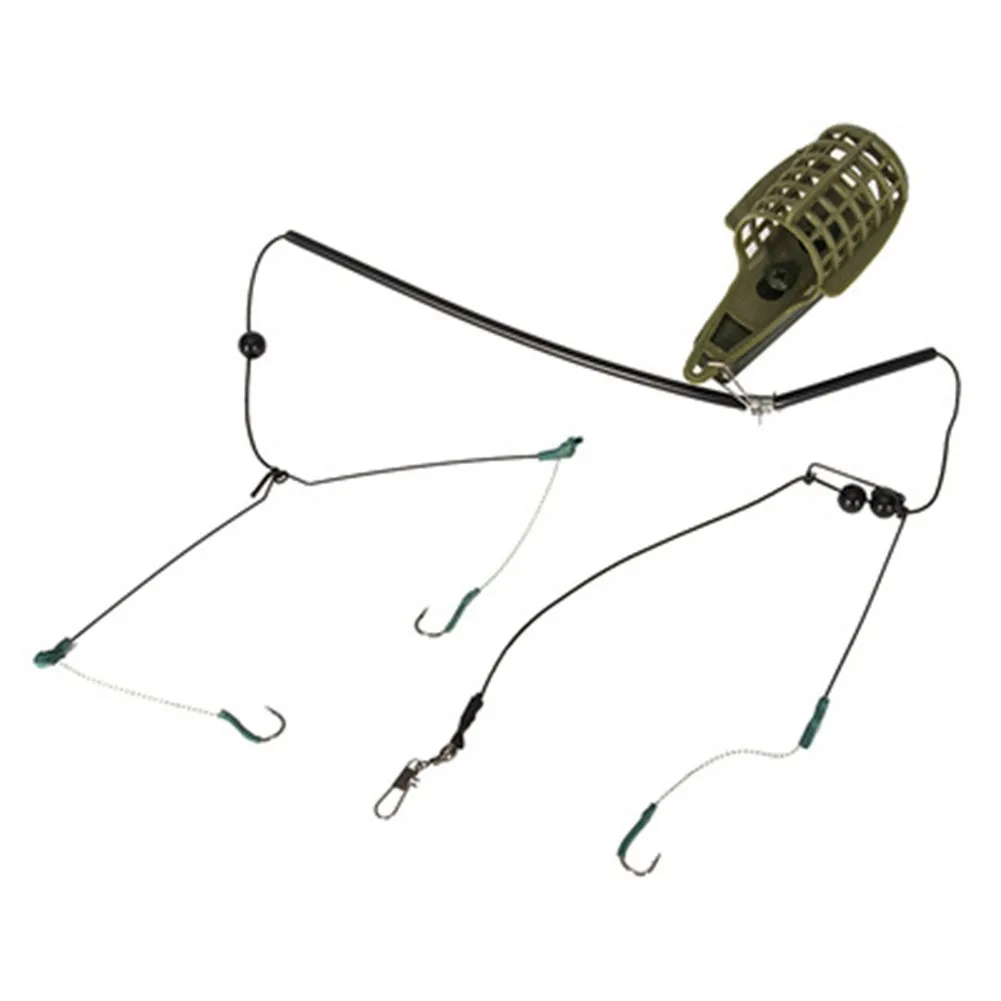 Innovative Carp Fishing Cage Feeder Fishing Feeder Basket Baits Cage Hook Rig Set 60cm 50g 70g 80g Fishing Lure Terminal Tackle
Innovative Carp Fishing Cage Feeder Fishing Feeder Basket Baits Cage Hook Rig Set 60cm 50g 70g 80g Fishing Lure Terminal Tackle