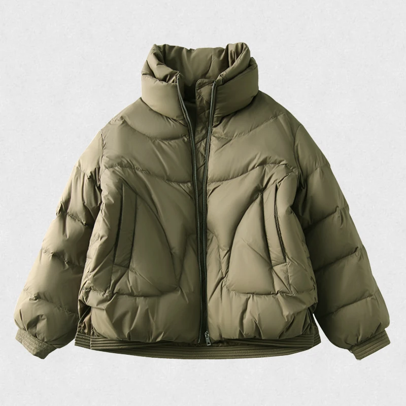 Winter Women 2021 Female Thick Warm Outwear Short Parkas Fashion Army Green Loose Coats Elegant Zipper Cotton Jackets Top
Winter Women 2021 Female Thick Warm Outwear Short Parkas Fashion Army Green Loose Coats Elegant Zipper Cotton Jackets Top