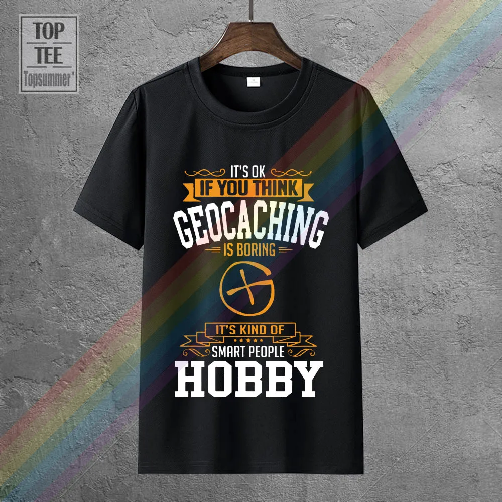 Футболка If You Think Hobby Мужская бесплатная доставка скучная геотакелажная тенниска