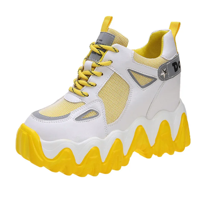 2020 New Shoes Breathable Mesh Face Hidden Wedge Sneakers in Summer and Autumn Thick Leisure Dad Ins White Shoes
2020 New Shoes Breathable Mesh Face Hidden Wedge Sneakers in Summer and Autumn Thick Leisure Dad Ins White Shoes