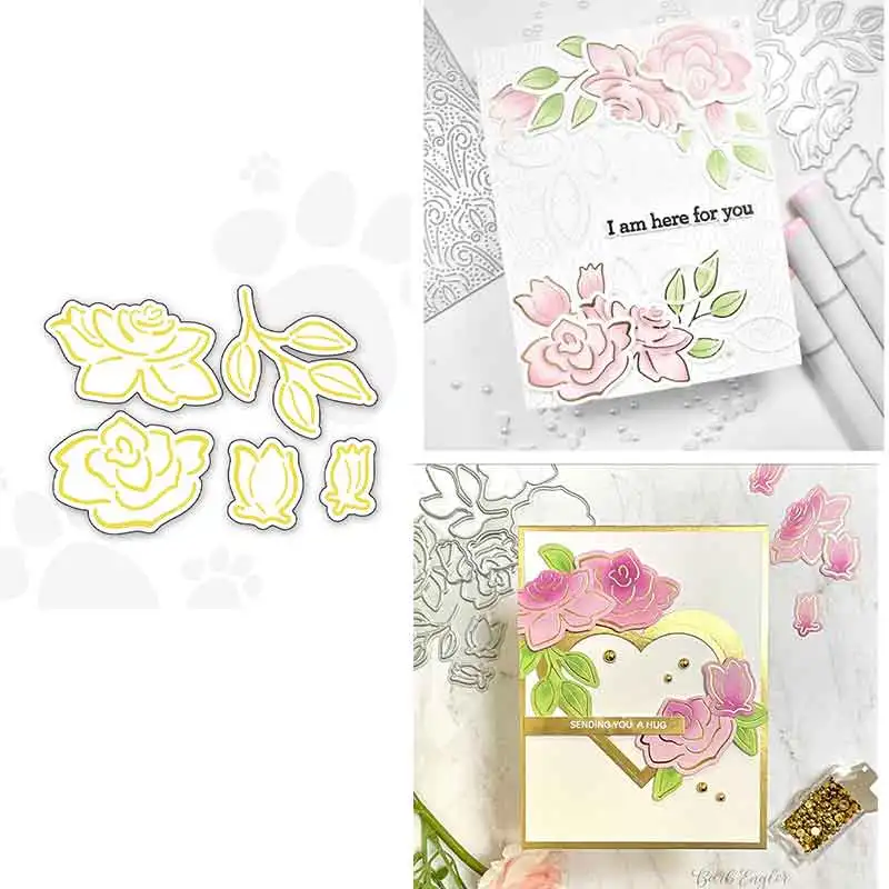 Sketched Rosebud Bundle Metal Cutting Dies Scrapbook Diary Decoration Stencil Embossing Template Diy Greeting Card Handmade 2021
Sketched Rosebud Bundle Metal Cutting Dies Scrapbook Diary Decoration Stencil Embossing Template Diy Greeting Card Handmade 2021