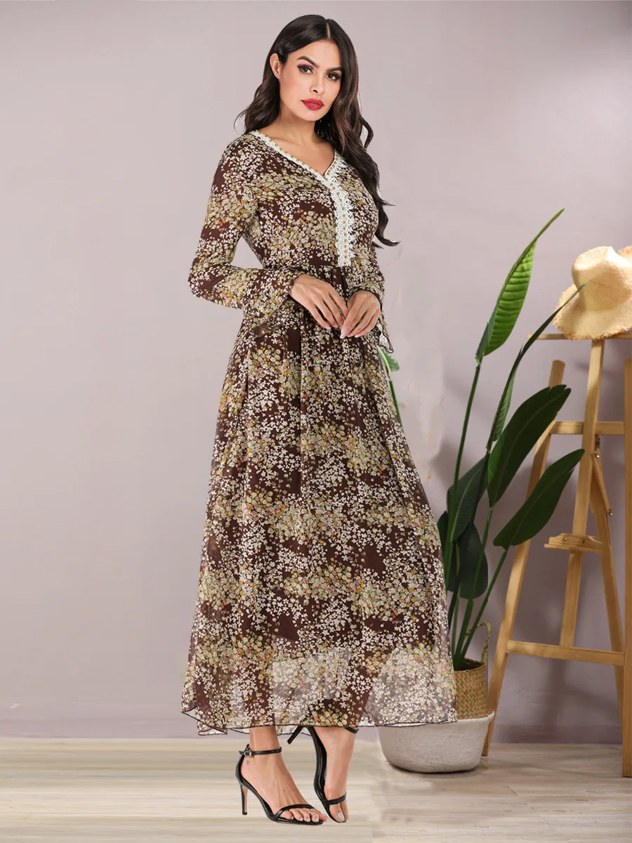Muslim Abaya Dress Summer Chiffon Women Ramadan Moroccan Kaftan Djellaba Jilbab Hijab Vestidos Islamic Clothing Musulman Robe
Muslim Abaya Dress Summer Chiffon Women Ramadan Moroccan Kaftan Djellaba Jilbab Hijab Vestidos Islamic Clothing Musulman Robe