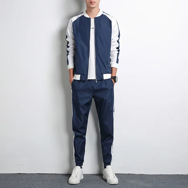 Rlyaeiz 2019 Spring New Sportswear Men Autumn Set Men Tracksuit Color Patchwork Zipper Jackets + Pants Men Casual Sporting Suits
Rlyaeiz 2019 Spring New Sportswear Men Autumn Set Men Tracksuit Color Patchwork Zipper Jackets + Pants Men Casual Sporting Suits