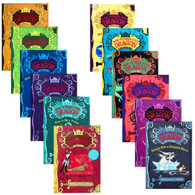 12 Books/Set The How To Train Your Dragon English Reading Books Teenagers Adventure Novel 
12 Books/Set The How To Train Your Dragon English Reading Books Teenagers Adventure Novel