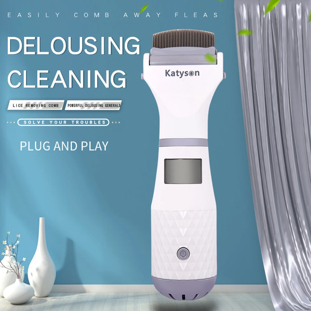 Электрическая расческа для блох для домашних животных, кошек и собак, расческа для отпугивания вшей для собак, щетка для шерсти для щенков, ф... 
Электрическая расческа для блох для домашних животных, кошек и собак, расческа для отпугивания вшей для собак, щетка для шерсти для щенков, ф...